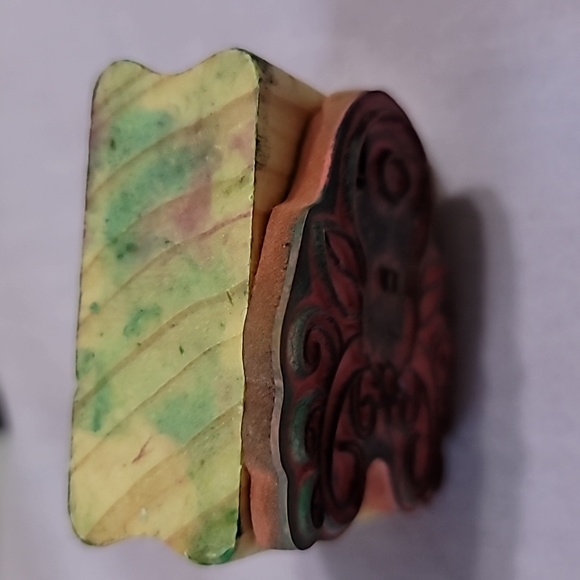 Cartoon Moose Head Wooden Rubber Stamp - Picture 4 of 4